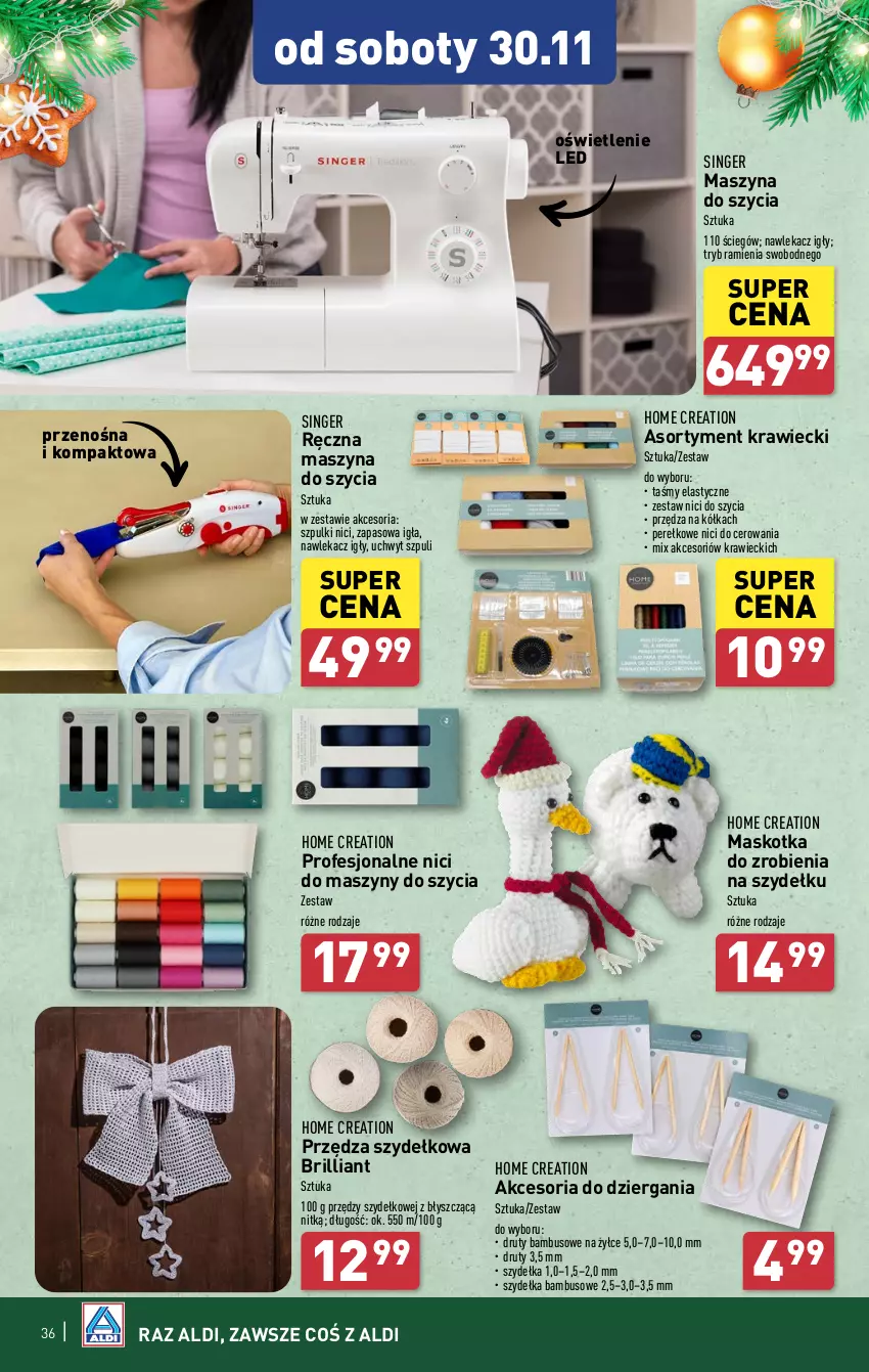 Gazetka promocyjna Aldi - Pełna oferta - ważna 25.11 do 30.11.2024 - strona 36 - produkty: Szyna, Szyny