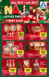 Gazetka promocyjna Aldi - Pełna oferta - Gazetka - ważna od 30.11 do 30.11.2024 - strona 14 - produkty: Piernik, Ciastka, Ser, Orzechy w czekoladzie, Chleb