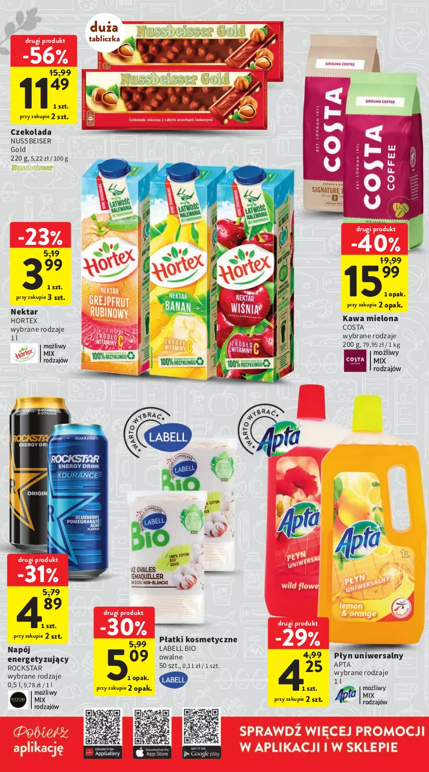 Gazetka promocyjna Intermarche - Gazetka Intermarche - ważna 23.03 do 29.03.2023 - strona 11 - produkty: Bell, Czekolada, Hortex, Kawa, Kawa mielona, Napój, Nektar, Płatki kosmetyczne, Ser