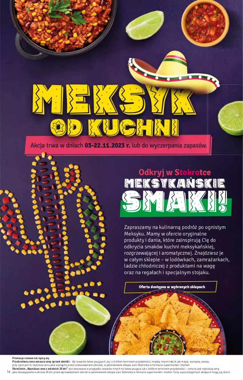 Gazetka promocyjna Stokrotka - Supermarket - ważna 16.11 do 22.11.2023 - strona 18 - produkty: Mięso, Owoce, Warzywa