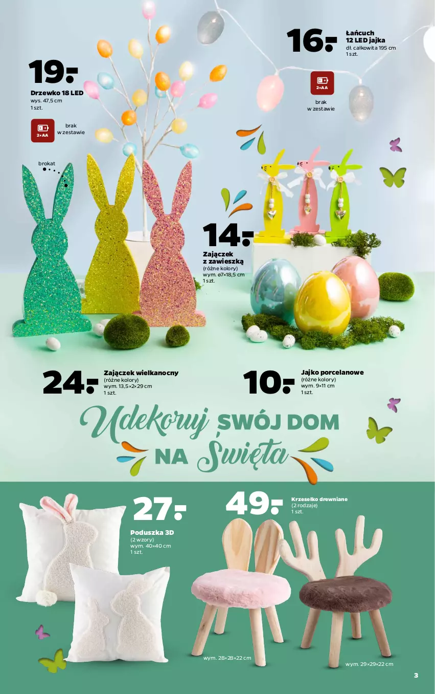 Gazetka promocyjna Netto - Wielkanoc NonFood - ważna 22.03 do 28.03.2021 - strona 3 - produkty: Poduszka, Por