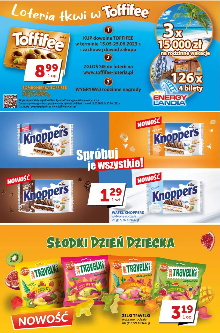 Gazetka promocyjna Groszek - ważna 01.06 do 13.06.2023 - strona 24 - produkty: Gry, Knoppers, Mola, Toffifee