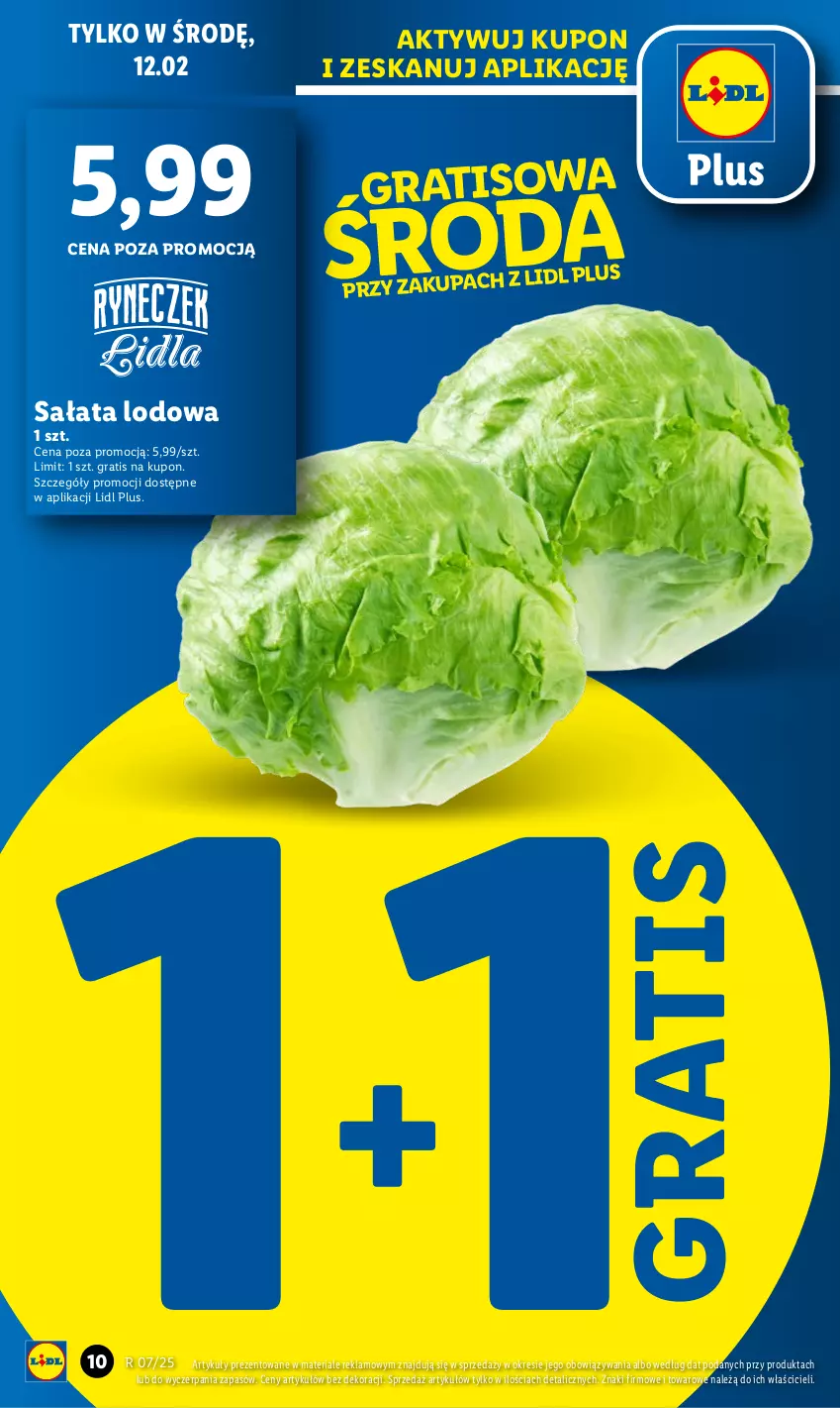 Gazetka promocyjna Lidl - GAZETKA - ważna 10.02 do 12.02.2025 - strona 10 - produkty: Gra, Sałat, Sałata lodowa