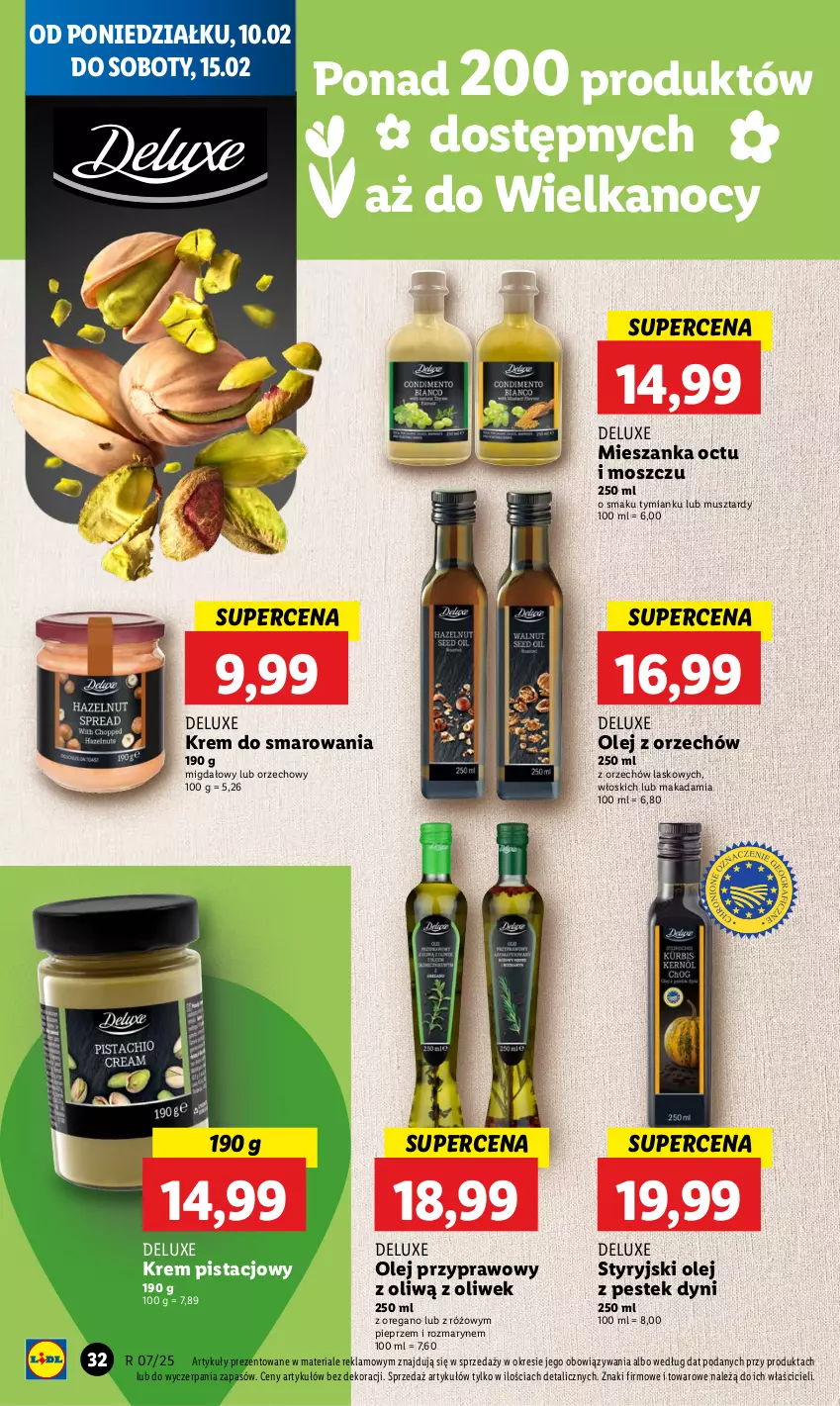 Gazetka promocyjna Lidl - GAZETKA - ważna 10.02 do 12.02.2025 - strona 36 - produkty: Krem pistacjowy, Mus, Olej, Pieprz, Stek