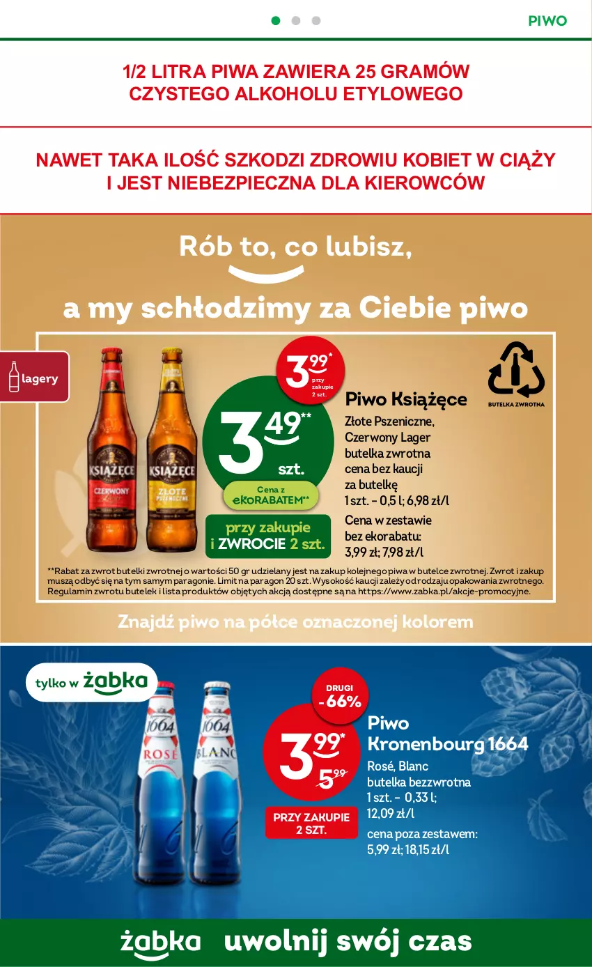 Gazetka promocyjna Żabka - ważna 02.11 do 08.11.2022 - strona 21 - produkty: Gra, Książęce, Mus, Olej, Piec, Piwa, Piwo, Sok