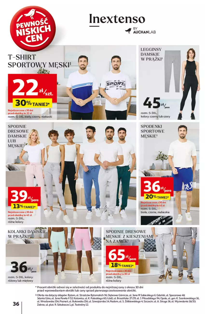 Gazetka promocyjna Auchan - Gazetka Pewność Niskich Cen Hipermarket - ważna 27.02 do 05.03.2025 - strona 44 - produkty: Acer, Cars, Dres, Gin, Legginsy, Por, Sos, Spodnie, Spodnie dresowe, Sport