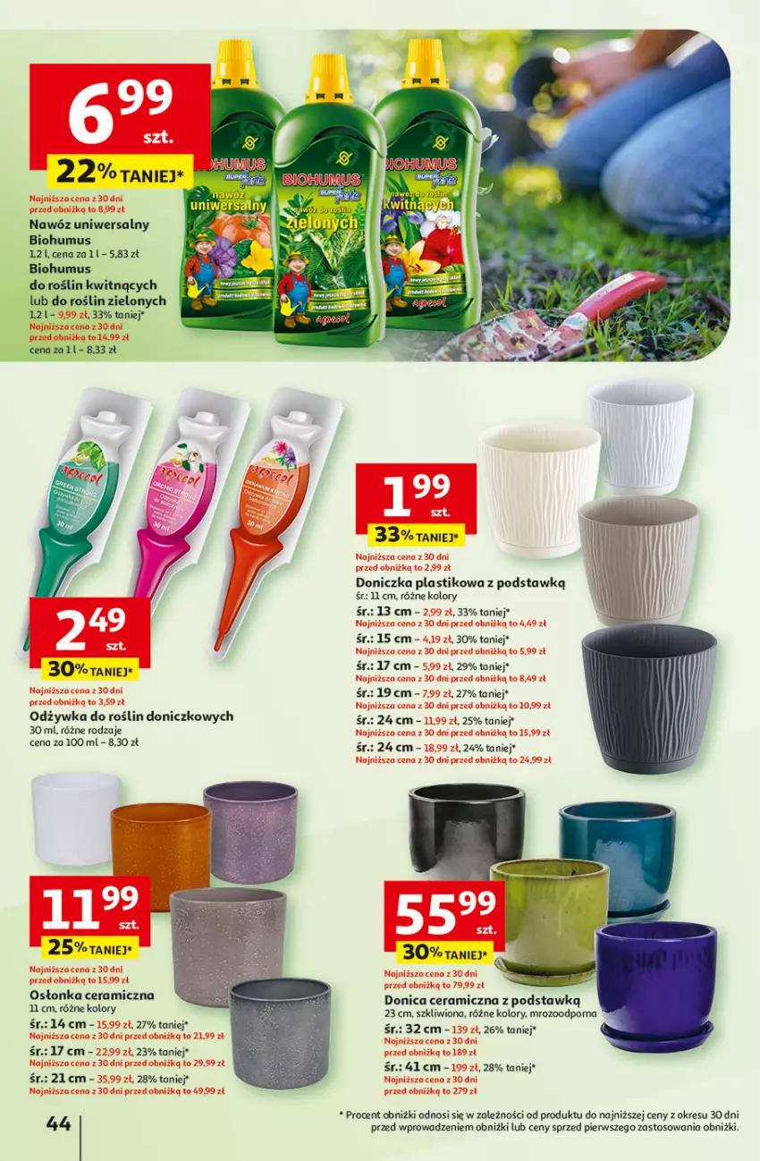 Gazetka promocyjna Auchan - Gazetka Pewność Niskich Cen Hipermarket - ważna 27.02 do 05.03.2025 - strona 52 - produkty: Biohumus, Fa, Mus, Nawóz, Odżywka, Osłonka, Por