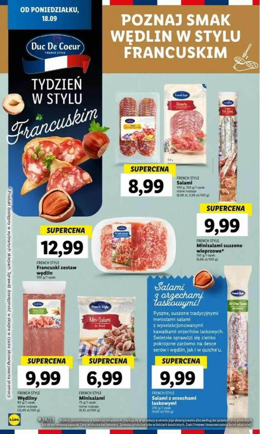 Gazetka promocyjna Lidl - ważna 18.09 do 24.09.2023 - strona 4 - produkty: Kawa, Salami, Ser