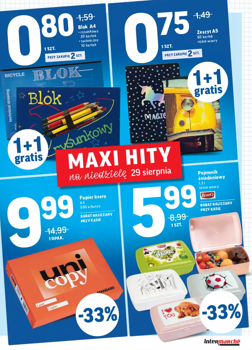 Gazetka promocyjna Intermarche - Gazetka promocyjna - ważna 24.08 do 30.08.2021 - strona 37 - produkty: Danio, Papier, Pojemnik, Ser