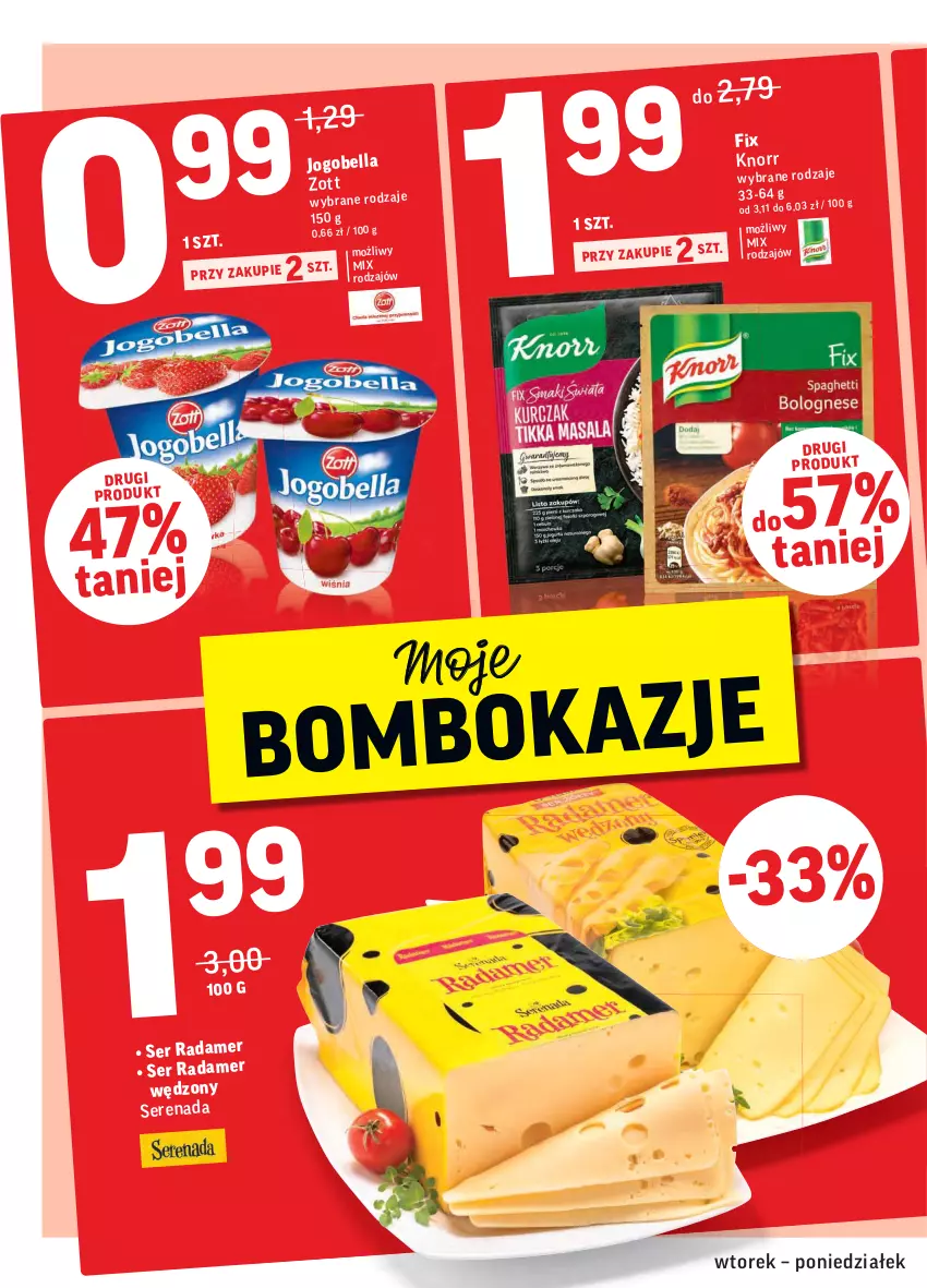 Gazetka promocyjna Intermarche - Gazetka promocyjna - ważna 24.08 do 30.08.2021 - strona 8 - produkty: Bell, Bella, Jogobella, Radamer, Ser, Zott