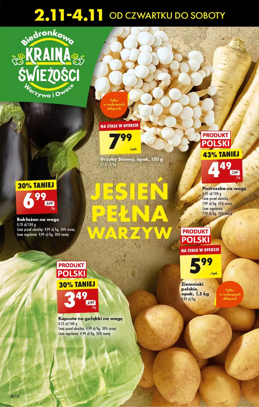 Gazetka promocyjna Biedronka - Od czwartku - ważna 02.11 do 08.11.2023 - strona 22 - produkty: Pietruszka, Ziemniaki