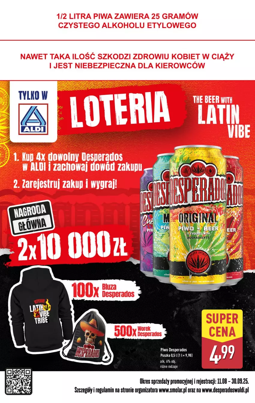 Gazetka promocyjna Aldi - Pełna oferta - ważna 01.09 do 06.09.2025 - strona 39 - produkty: Desperados, Piwo
