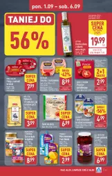 Gazetka promocyjna Aldi - Pełna oferta - Gazetka - ważna od 06.09 do 06.09.2025 - strona 13 - produkty: Sałatka, All Seasons, Makaron, Sos, Mus, Gin, Gra, Rio Mare, Spód do pizzy, Sałat, Tuńczyk, Oliwa z oliwek