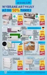 Gazetka promocyjna Aldi - Pełna oferta - Gazetka - ważna od 06.09 do 06.09.2025 - strona 24 - produkty: Sok, Deska do prasowania, Kosz, Wózek, Narzuta, Dzieci, Poduszka