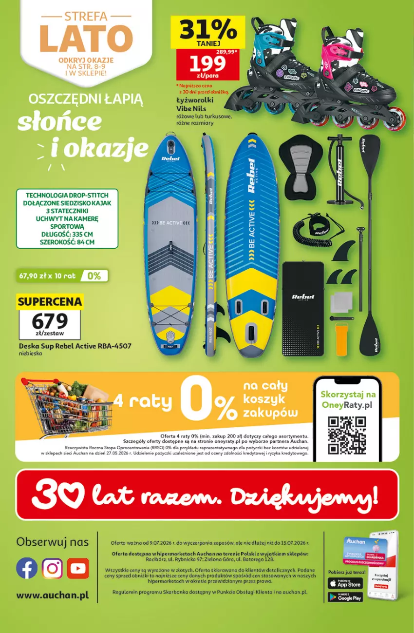 Gazetka promocyjna Auchan - Gazetka 30 Lat Hipermarket Auchan - ważna 09.07 do 15.07.2026 - strona 41 - produkty: Fa, Gra, Kosz, Tera