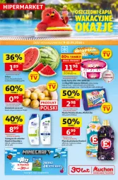Gazetka promocyjna Auchan - Gazetka 30 Lat Hipermarket Auchan - Gazetka - ważna od 15.07 do 15.07.2026 - strona 1 - produkty: Big Milk, Ziemniaki, Mlekovita, Carte d'Or, Lody, Płyn do płukania, Szampon, Arbuz, Masło, Mleko