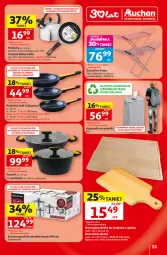 Gazetka promocyjna Auchan - Gazetka 30 Lat Hipermarket Auchan - Gazetka - ważna od 15.07 do 15.07.2026 - strona 33 - produkty: Garnek, Czajnik, Sati, Pojemnik, Suszarka, Patelnia