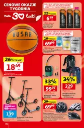 Gazetka promocyjna Auchan - Gazetka 30 Lat Hipermarket Auchan - Gazetka - ważna od 15.07 do 15.07.2026 - strona 34 - produkty: Por, Acer, Kask, Plecak, Rower, Sport, Oshee, Hulajnoga, Kompresor