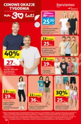 Gazetka promocyjna Auchan - Gazetka 30 Lat Hipermarket Auchan - Gazetka - ważna od 15.07 do 15.07.2026 - strona 36 - produkty: Gin, Szorty, Bermudy, Kosz, T-shirt, Koszulka, Legginsy