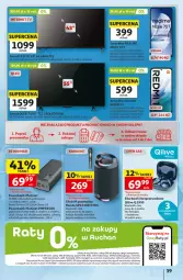 Gazetka promocyjna Auchan - Gazetka 30 Lat Hipermarket Auchan - Gazetka - ważna od 15.07 do 15.07.2026 - strona 39 - produkty: LED TV, Top, Słuchawki, Głośnik, Mikrofon, Kosz, Tarka, Słuchawki bezprzewodowe, Rower, Bateria, Latarka, Powerbank, Manta, PLATINET, Smartfon, LG