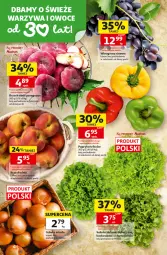 Gazetka promocyjna Auchan - Gazetka 30 Lat Hipermarket Auchan - Gazetka - ważna od 15.07 do 15.07.2026 - strona 4 - produkty: Papryka, Sałat, Winogrona, Brzoskwinie, Wino