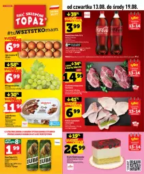 Gazetka promocyjna Topaz - Gazetka - Gazetka - ważna od 19.08 do 19.08.2026 - strona 1 - produkty: Piwo, Ciastka, Jaja, Lody, Hortex
