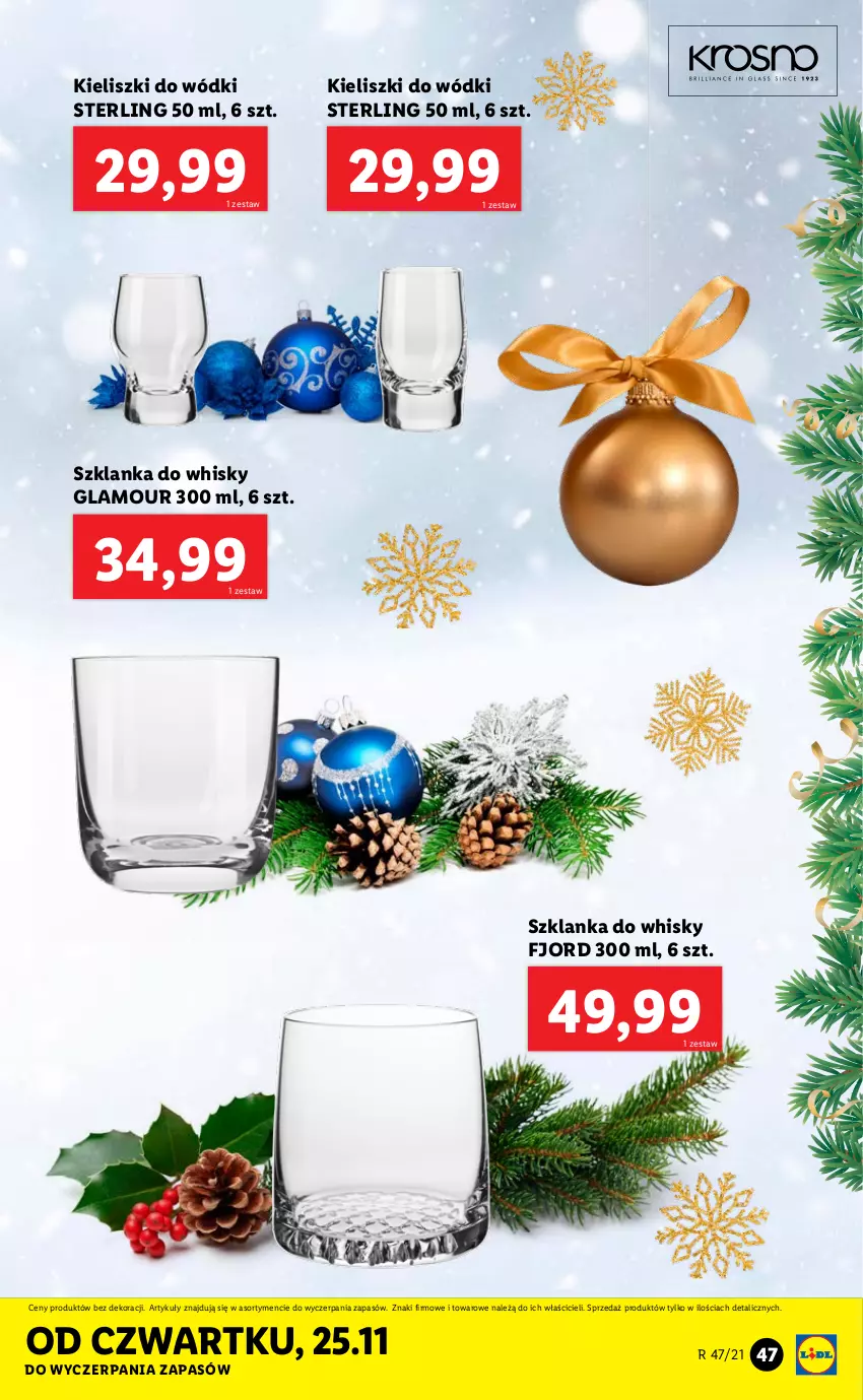 Gazetka promocyjna Lidl - GAZETKA - ważna 22.11 do 28.11.2021 - strona 47 - produkty: Szklanka, Whisky