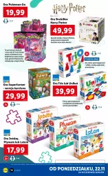 Gazetka promocyjna Lidl - GAZETKA - Gazetka - ważna od 28.11 do 28.11.2021 - strona 14 - produkty: Gra, Harry Potter, Dywan, SuperFarmer, Fa