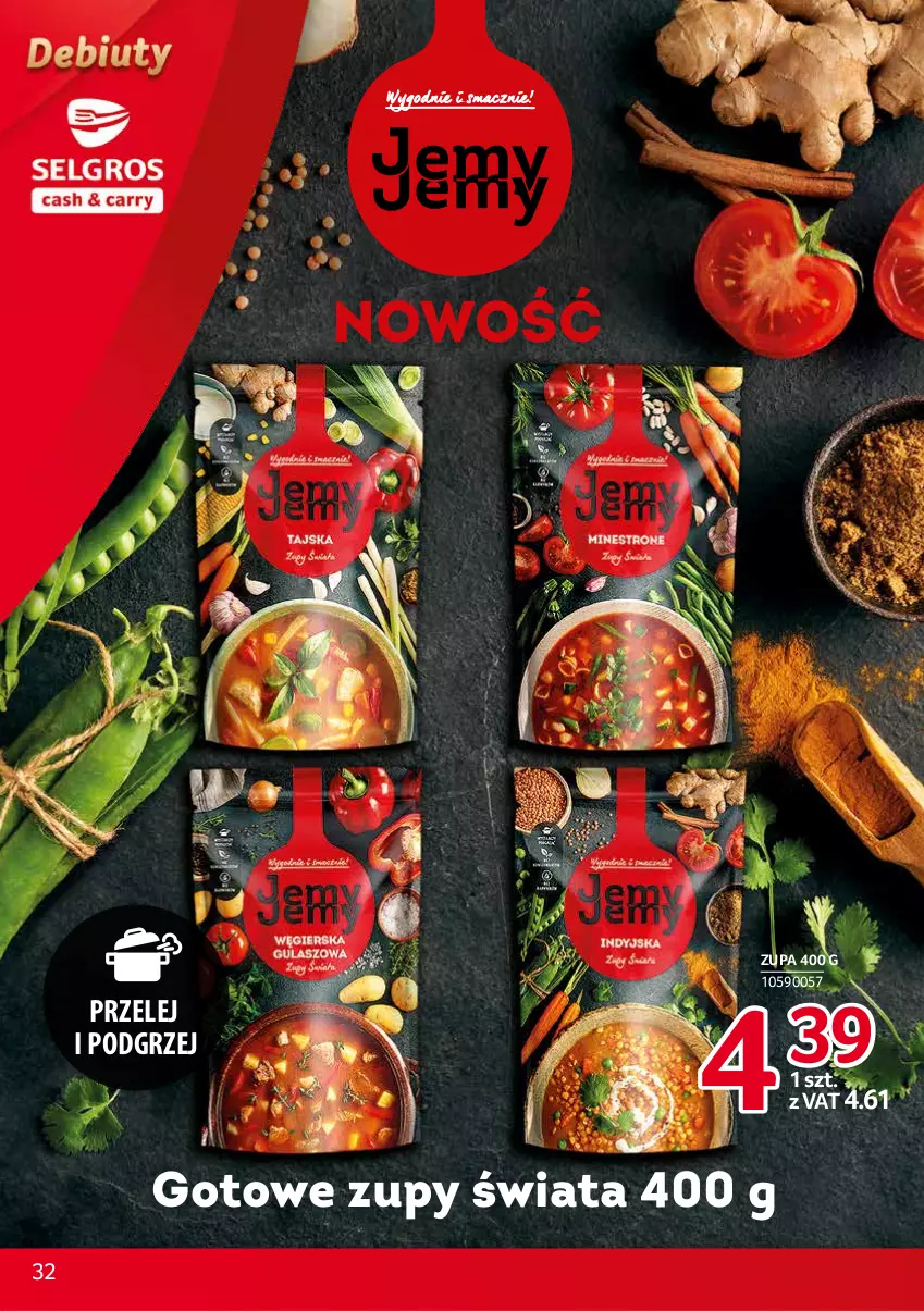 Gazetka promocyjna Selgros - Debiuty w Selgros - ważna 10.11 do 24.11.2021 - strona 32 - produkty: Zupa