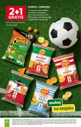 Gazetka promocyjna Stokrotka - Supermarket - Gazetka - ważna od 28.04 do 28.04.2026 - strona 18 - produkty: Cheetos, Warzywa, Ser, Gra, Stek, Chipsy, Chrupki, Salsa, Optima, Pizza, Pizza margherita, Owoce, Grill, Lay’s, Kiełbasa, Mięso