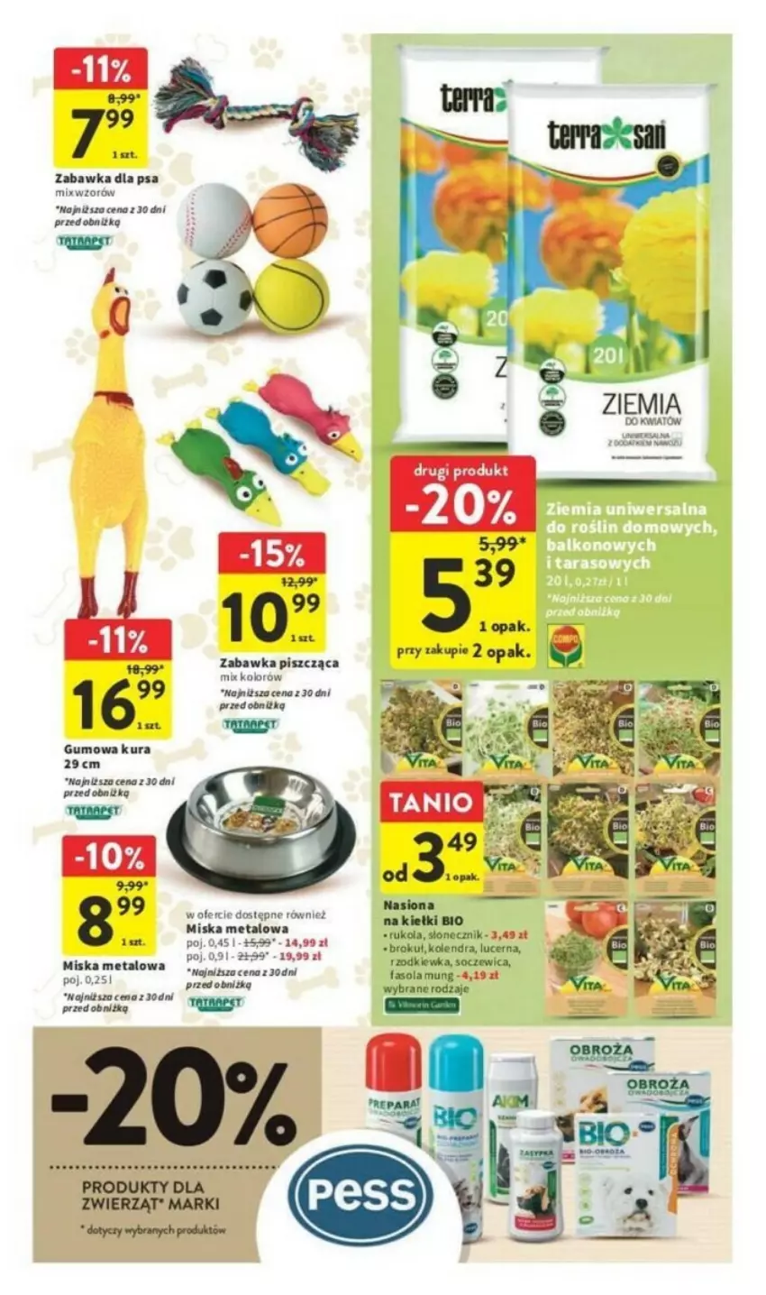 Gazetka promocyjna Intermarche - ważna 07.09 do 13.09.2023 - strona 31 - produkty: Fa, Fasola, Miska, Rukola, Rzodkiewka, Zabawka