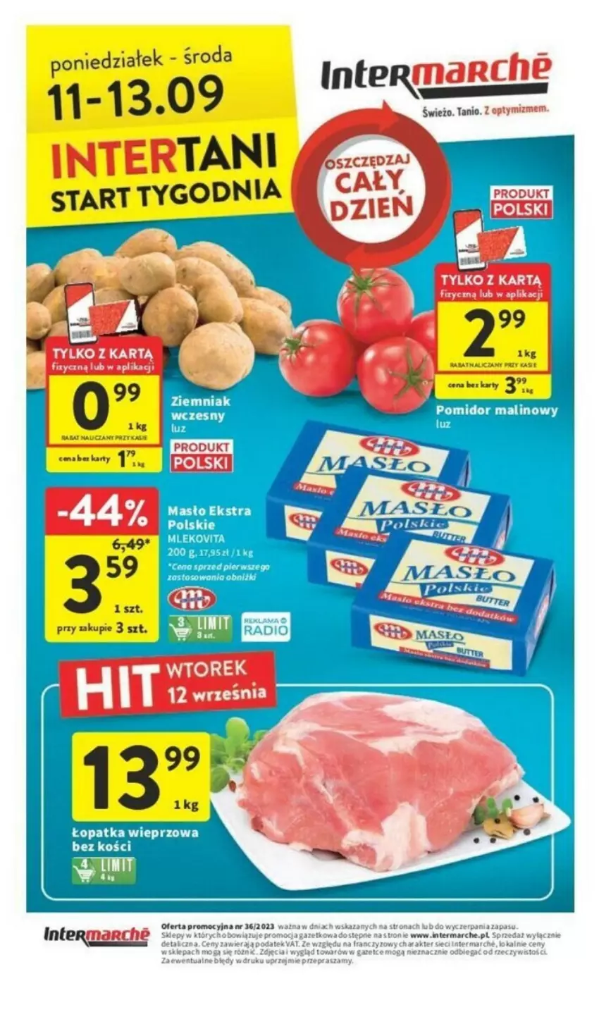 Gazetka promocyjna Intermarche - ważna 07.09 do 13.09.2023 - strona 35 - produkty: Fa, Masło, Mleko, Mlekovita, Pomidor malinowy