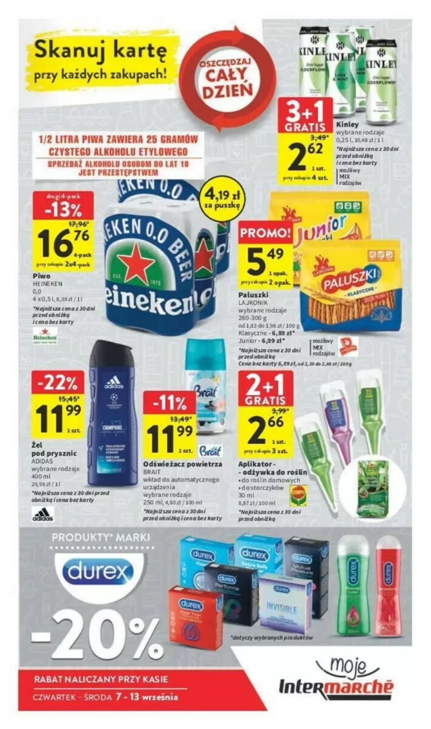 Gazetka promocyjna Intermarche - ważna 07.09 do 13.09.2023 - strona 36 - produkty: Astor, Gra, Heineken, Lajkonik, Odświeżacz powietrza, Odżywka, Piwa, Storczyk