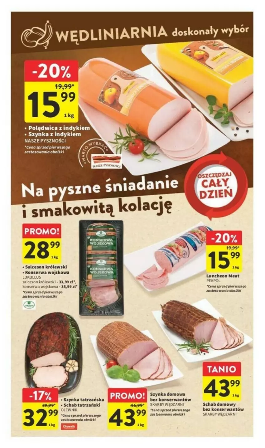 Gazetka promocyjna Intermarche - ważna 07.09 do 13.09.2023 - strona 6 - produkty: Królewski, Olewnik, Pekpol, Polędwica, Salceson, Ser, Szynka