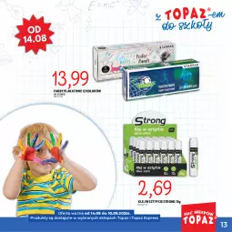 Gazetka promocyjna Topaz - Gazetka - Gazetka - ważna od 10.09 do 10.09.2025 - strona 13 - produkty: Top, Klej, Fa