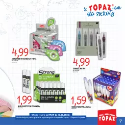 Gazetka promocyjna Topaz - Gazetka - Gazetka - ważna od 10.09 do 10.09.2025 - strona 7 - produkty: Top, Klej