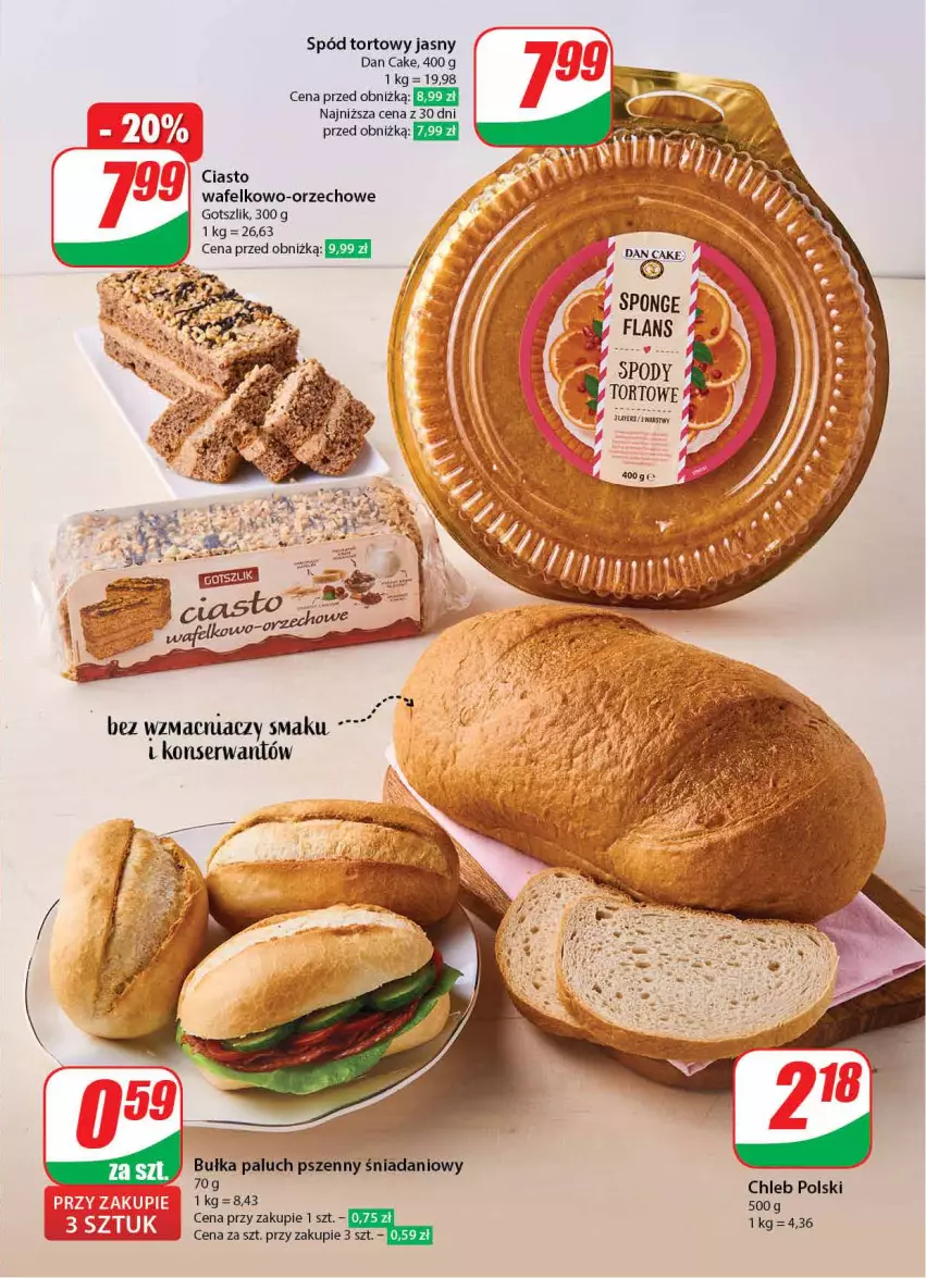 Gazetka promocyjna Dino - Gazetka 3 - ważna 16.01 do 23.01.2024 - strona 29 - produkty: Bułka, Chleb, Dan Cake, Danio, Ser