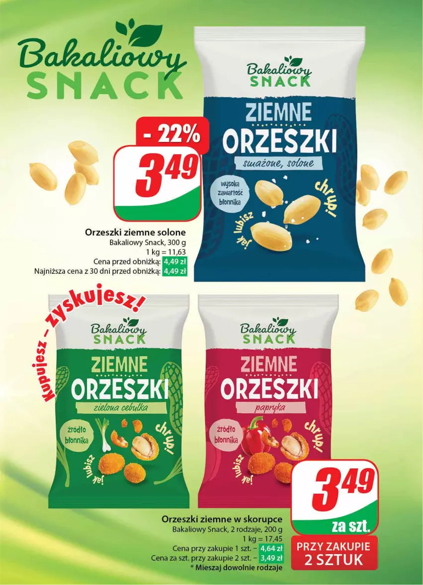 Gazetka promocyjna Dino - Gazetka 3 - ważna 16.01 do 23.01.2024 - strona 40 - produkty: Orzeszki, Orzeszki ziemne