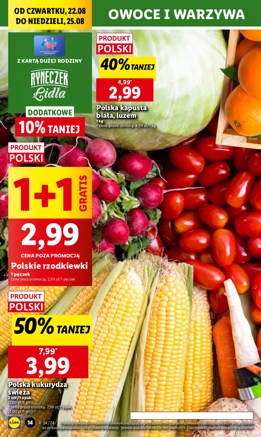 Gazetka promocyjna Lidl - GAZETKA - ważna 22.08 do 25.08.2024 - strona 16 - produkty: Chleb, Gra, Kukurydza, Owoce, Ser, Warzywa