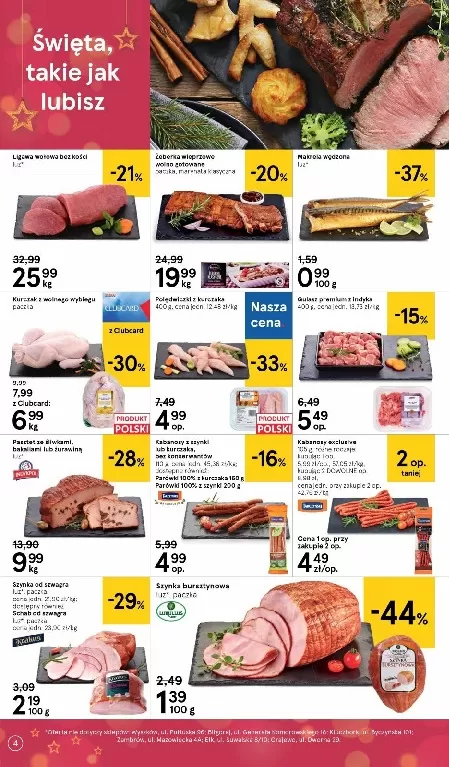 Gazetka promocyjna Tesco - Święta - ważna 21.12 do 24.12.2020 - strona 4