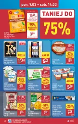 Gazetka promocyjna Aldi - Pełna oferta - Gazetka - ważna od 14.03 do 14.03.2026 - strona 10 - produkty: Chrzan, Serek puszysty, Pierogi, Sos, Ser, Twaróg, Złoty Mazur, Kasztelan, Brie, Ser Kasztelan, Serek, Mysz, Pudding, Frytki