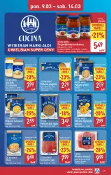 Gazetka promocyjna Aldi - Pełna oferta - Gazetka - ważna od 14.03 do 14.03.2026 - strona 11 - produkty: Makaron, Sos, Ser, Sos pomidorowy, Prosciutto, Penne, Tagliatelle, Spaghetti, Bazyl, Fa
