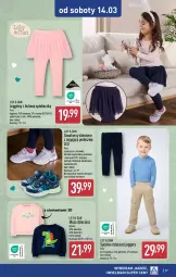 Gazetka promocyjna Aldi - Pełna oferta - Gazetka - ważna od 14.03 do 14.03.2026 - strona 37 - produkty: Gin, Sneakersy, Wełna, Legginsy, Dzieci, Spodnie, Bluza