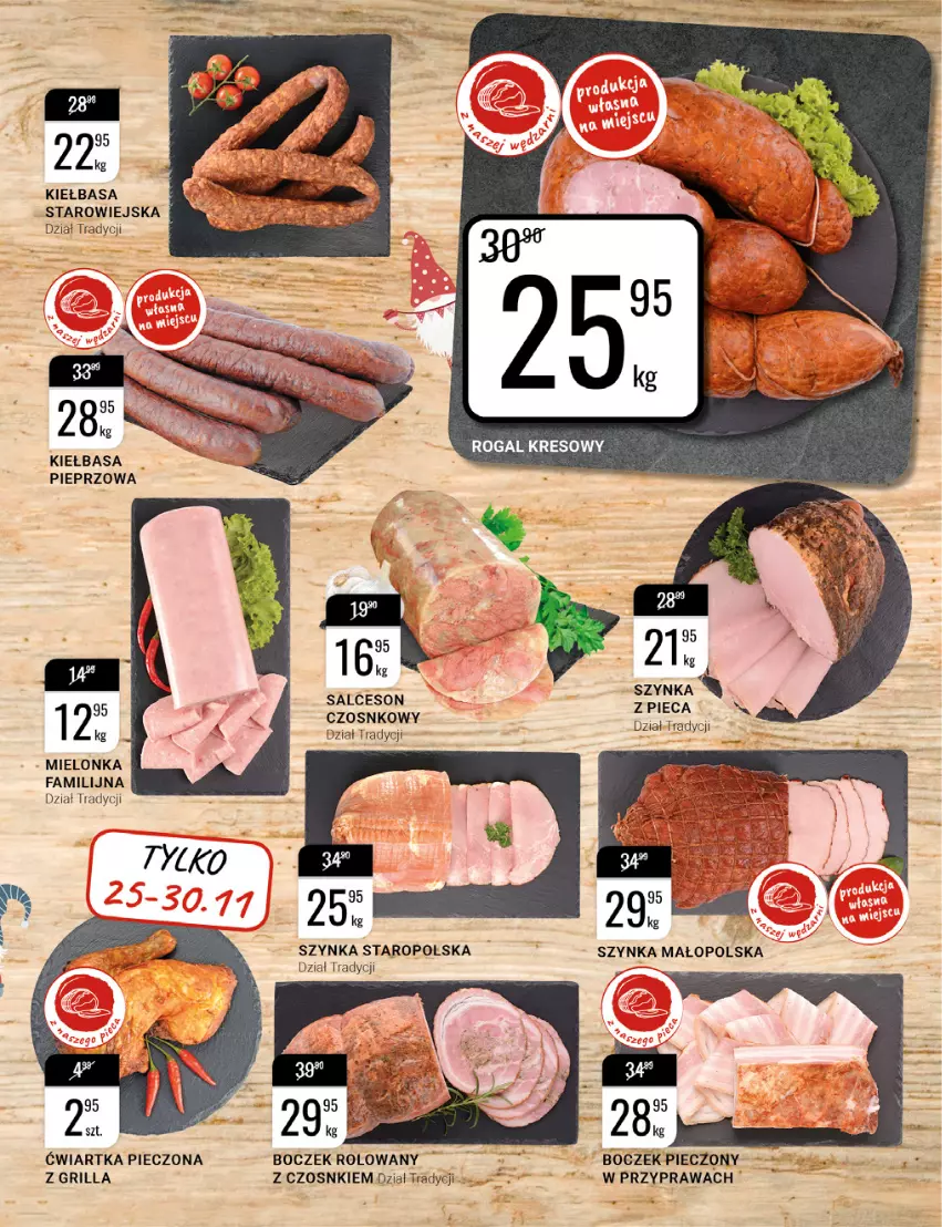 Gazetka promocyjna Bi1 - Najlepsze okazje - ważna 16.11 do 29.11.2022 - strona 3 - produkty: Boczek, Boczek pieczony, Fa, Grill, Kiełbasa, Piec, Pieprz, Salceson, Szynka