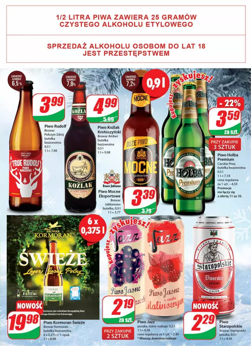 Gazetka promocyjna Dino - Gazetka - ważna 29.11 do 06.12.2022 - strona 19 - produkty: Piwa, Piwo, Por, Sport