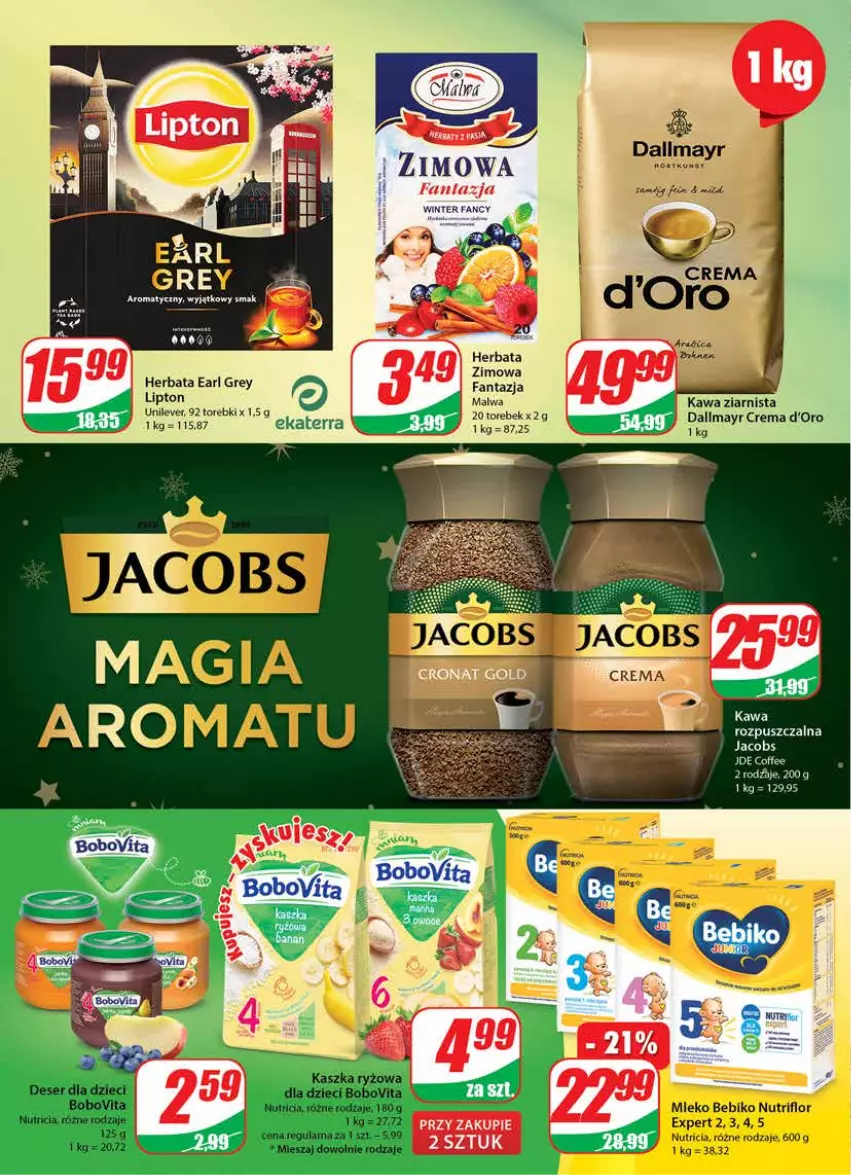 Gazetka promocyjna Dino - Gazetka - ważna 29.11 do 06.12.2022 - strona 6 - produkty: Dallmayr, Earl Grey, Fa, Fanta, Herbata, Kawa, Kawa ziarnista, Lipton