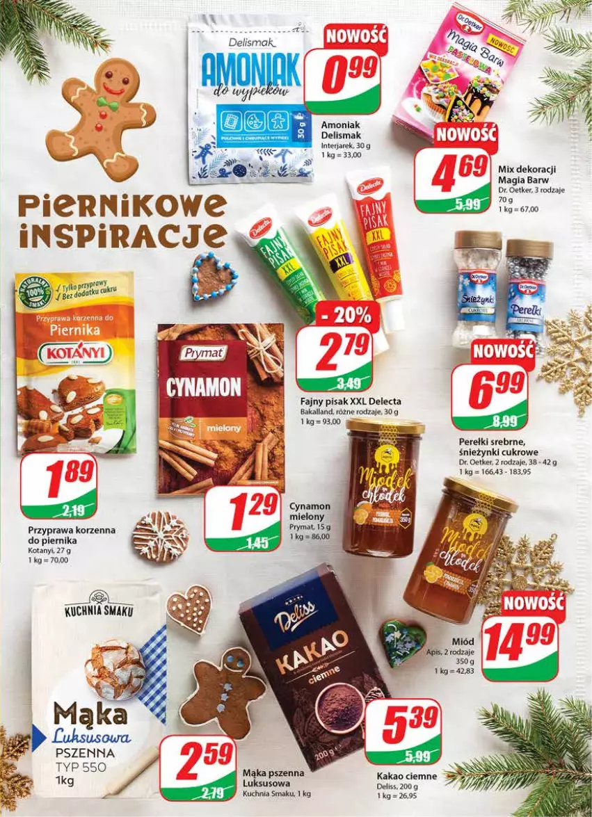 Gazetka promocyjna Dino - Gazetka - ważna 29.11 do 06.12.2022 - strona 7 - produkty: Bakalland, Delecta, Dr. Oetker, Fa, Kuchnia, Mąka, Piernik, Prymat, Przyprawy