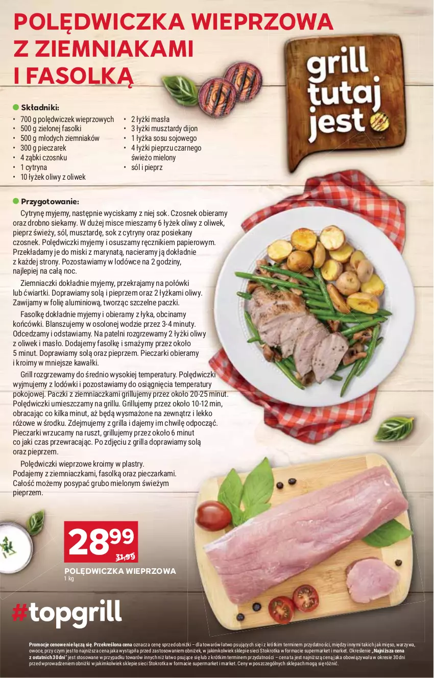 Gazetka promocyjna Stokrotka - Supermarket - ważna 22.08 do 28.08.2024 - strona 12 - produkty: Fa, HP, Polędwiczka wieprzowa, Sos