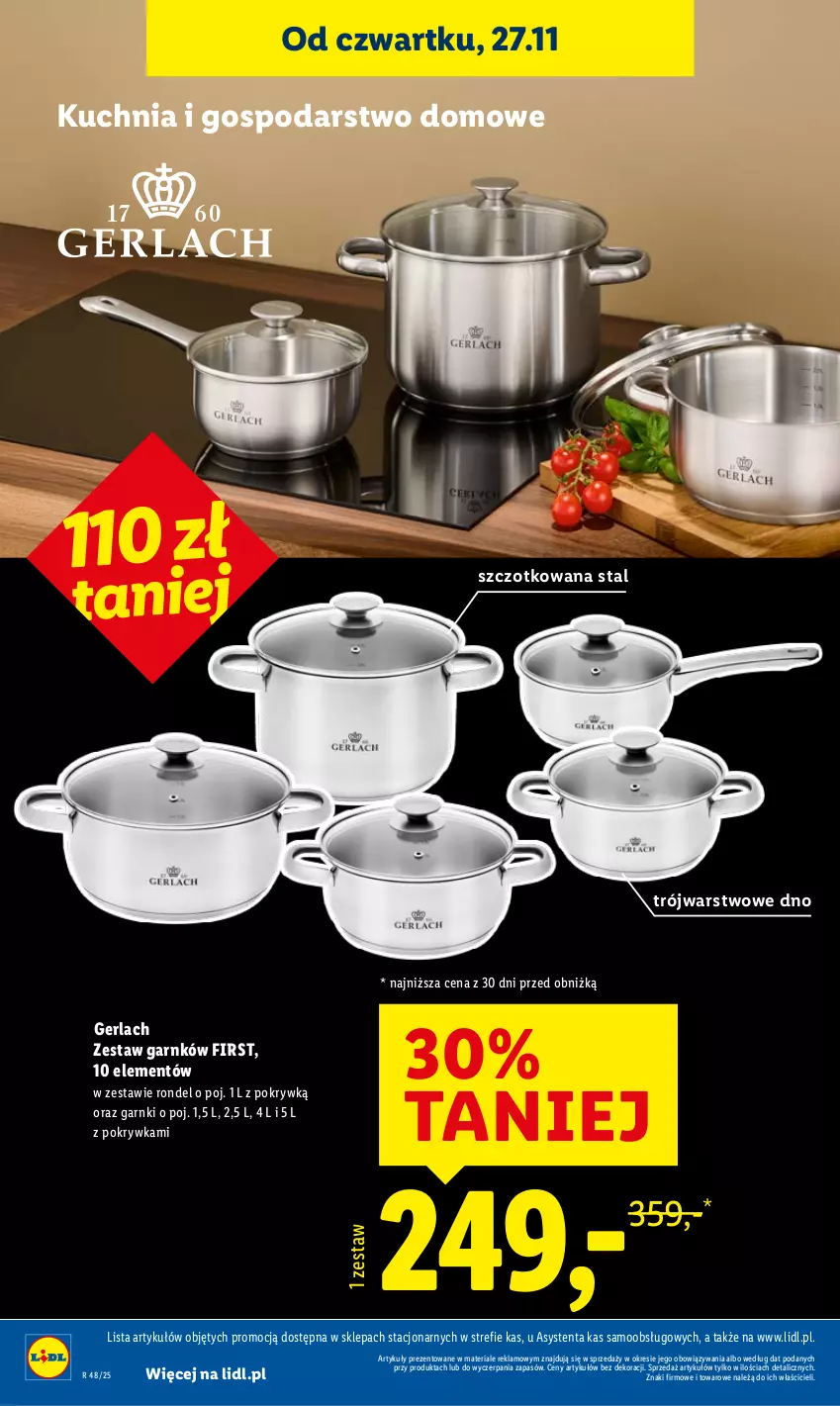 Gazetka promocyjna Lidl - GAZETKA - ważna 27.11 do 29.11.2025 - strona 14 - produkty: Kuchnia, Rondel