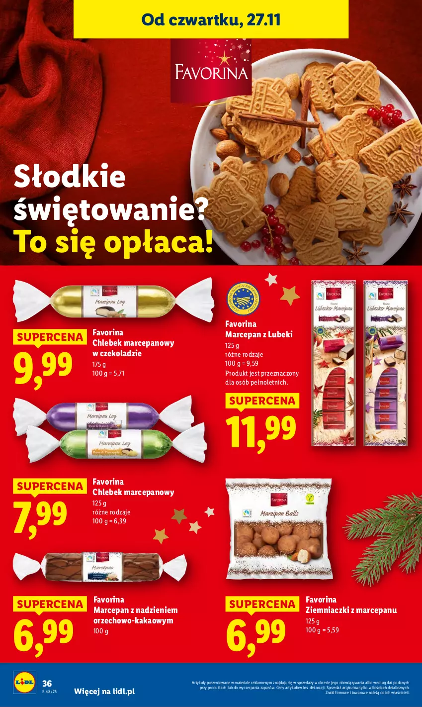 Gazetka promocyjna Lidl - GAZETKA - ważna 27.11 do 29.11.2025 - strona 36 - produkty: Chleb, Fa, Kakao